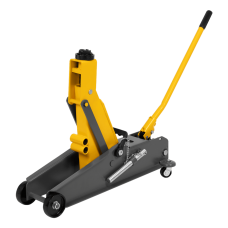 Домкрат гидравлический подкатной с фиксатором DENZEL 3 т, 190-532 мм, SUV