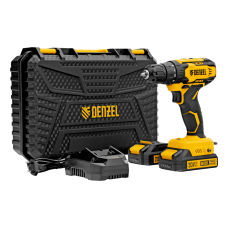 Дрель-шуруповерт аккумуляторная DENZEL CDQ-20, Li-Ion, 20 В