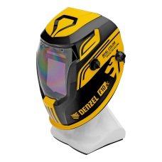 Щиток защитный лицевой DENZEL (маска сварщика) F10, см. окно 100х96, Real Color, DIN 4-8/9-13