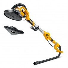 STEHER d225 мм, 800 Вт, сменные основания, подсветка, шлифовальная машина для стен (жираф) (DWC-800) STEHER d225 мм, 800 Вт, сменные основания, подсветка, шлифовальная машина для стен (жираф) (DWC-800)