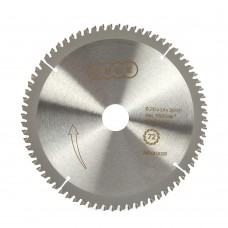 Диск пильный по алюминию (210x72x30/20 мм, 72 зубца) Диск пильный по алюминию (210x72x30/20 мм, 72 зубца)