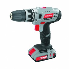 Дрель-шуруповерт аккумуляторная ПОБЕДА ДА-18/2 Ли-М, кейс Дрель-шуруповерт аккумуляторная ПОБЕДА ДА-18/2 Ли-М, кейс