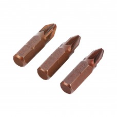 Бита PZ2, сталь S2, длина 25 мм, 3 шт.