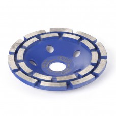 Чашка алмазная двухрядная (125х22.23 мм) Чашка алмазная двухрядная (125х22.23 мм)