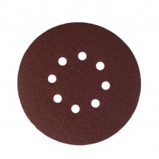 Круг шлифовальный на липучке (150 мм, Р120, 8 отв.) Круг шлифовальный на липучке (150 мм, Р120, 8 отв.)