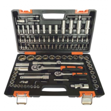 Набор инструментов Вихрь 1/2", 1/4", CrV, пластиковый кейс 94 предмета Набор инструментов Вихрь 1/2", 1/4", CrV, пластиковый кейс 94 предмета