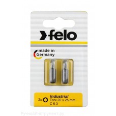 Бита Felo Industrial Torx (30X25), 2 шт в блистере 02630036 Бита Felo Industrial Torx (30X25), 2 шт в блистере 02630036
