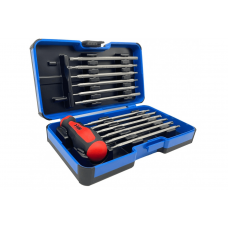 Отвертка торцевая Smart с набором насадок 12 шт в кейсе 06091346 Отвертка торцевая Smart с набором насадок 12 шт в кейсе 06091346