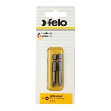 Бита Felo Industrial крестовая (PH 2X50), 2 шт в блистере 03202536 Бита Felo Industrial крестовая (PH 2X50), 2 шт в блистере 03202536