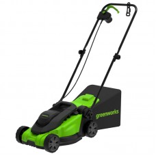 Газонокосилка Greenworks GD1200LM32 1200W (32 см) электрическая Газонокосилка Greenworks GD1200LM32 1200W (32 см) электрическая