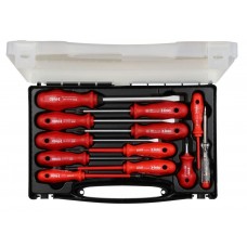 Набор отверток Felo SL/PZ/PH (ударная отвертка, отвертка SL/PH VDE, отвертка тестер сети) в кейсе, 12 шт 20011496 Набор отверток Felo SL/PZ/PH (ударная отвертка, отвертка SL/PH VDE, отвертка тестер сети) в кейсе, 12 шт 20011496