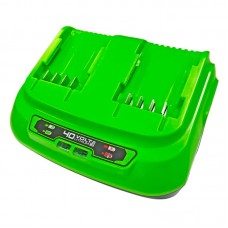 Быстрое зарядное устройство на 2 слота Greenworks G40UC8 40V (4 A) Быстрое зарядное устройство на 2 слота Greenworks G40UC8 40V (4 A)