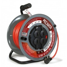 Удлинитель силовой на металлической катушке Ресанта СУ-3х1,5-50/3 Удлинитель силовой на металлической катушке Ресанта СУ-3х1,5-50/3