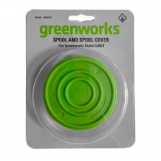Катушка с леской и крышкой для аккумуляторных триммеров Greenworks 2101507, 21107 Катушка с леской и крышкой для аккумуляторных триммеров Greenworks 2101507, 21107