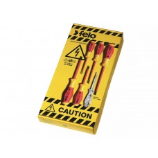 Felo Набор отверток диэлектрических SL/PH/SQ, 6 шт 91396298 Felo Набор отверток диэлектрических SL/PH/SQ, 6 шт 91396298