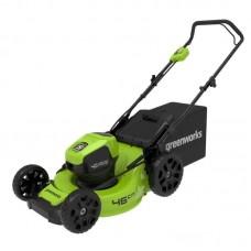 Газонокосилка Greenworks GD40LM46HP 40V (46 см) бесщеточная аккумуляторная Газонокосилка Greenworks GD40LM46HP 40V (46 см) бесщеточная аккумуляторная