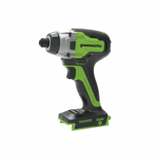 Винтоверт ударный аккумуляторный Greenworks GD24ID3, 24V (300 Нм) бесщеточный, без АКБ и ЗУ Винтоверт ударный аккумуляторный Greenworks GD24ID3, 24V (300 Нм) бесщеточный, без АКБ и ЗУ