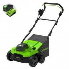 Аэратор-скарификатор Greenworks GD40SC38II 40V (38 см) бесщеточный аккумуляторный Аэратор-скарификатор Greenworks GD40SC38II 40V (38 см) бесщеточный аккумуляторный