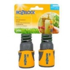 Коннектор HoZelock 2050 для концов шлангов Plus (12,5 мм и 15 мм)  (упаковка - 2шт.)