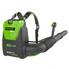 Воздуходувка ранцевая Greenworks GD60BPB 60V (225 км/ч) бесщеточная аккумуляторная Воздуходувка ранцевая Greenworks GD60BPB 60V (225 км/ч) бесщеточная аккумуляторная