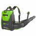 Воздуходувка ранцевая Greenworks GD60BPB 60V (225 км/ч) бесщеточная аккумуляторная Воздуходувка ранцевая Greenworks GD60BPB 60V (225 км/ч) бесщеточная аккумуляторная