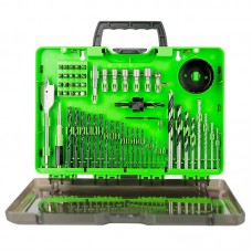 Набор сверл, бит и коронок в кейсе Greenworks (60 шт.) Набор сверл, бит и коронок в кейсе Greenworks (60 шт.)