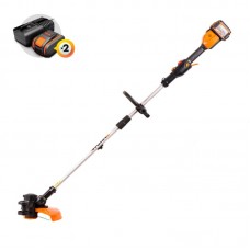 Триммер WORX WG185E 40V (38см) бесщеточный аккумуляторный с 4 а/ч х 2 АКБ и ЗУ Триммер WORX WG185E 40V (38см) бесщеточный аккумуляторный с 4 а/ч х 2 АКБ и ЗУ