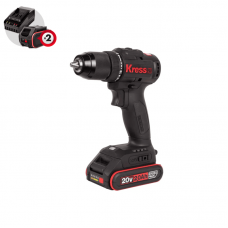 Дрель-шуруповерт KRESS KU212 20V (50Нм) аккумуляторная бесщеточная Дрель-шуруповерт KRESS KU212 20V (50Нм) аккумуляторная бесщеточная