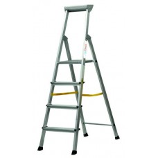 Алюминиевая стремянка с алюминиевым лотком 4 ступени ОЛИМП 1130104А Алюминиевая стремянка с алюминиевым лотком 4 ступени ОЛИМП 1130104А