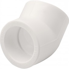 Угольник THERMOLIGHT 45гр. PP-R 32 белый (15/150) Угольник THERMOLIGHT 45гр. PP-R 32 белый (15/150)