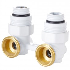 Узел нижнего подключения Royal Thermo угловой 1/2"х3/4" EK (белый) Узел нижнего подключения Royal Thermo угловой 1/2"х3/4" EK (белый)