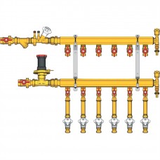 Узел коллекторный Giacomini отопления этажный, подключение тип B3 1"1/4 x 3/4" / 7, GE553Y257 Узел коллекторный Giacomini отопления этажный, подключение тип B3 1"1/4 x 3/4" / 7, GE553Y257