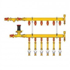 Узел коллекторный Giacomini отопления этажный, подключение тип B3 (D2) 3/4" x 1/2" / 4, GE553Y344 Узел коллекторный Giacomini отопления этажный, подключение тип B3 (D2) 3/4" x 1/2" / 4, GE553Y344
