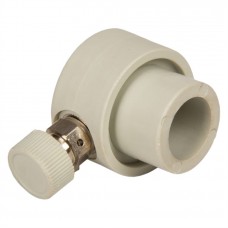 Заглушка Lammin PPR коллекторная со сброс. клапаном 32 240/20 серый Заглушка Lammin PPR коллекторная со сброс. клапаном 32 240/20 серый