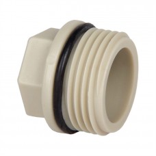 Заглушка Lammin резьбовая PPR 1/2" 1600/100 O-Ring серый Заглушка Lammin резьбовая PPR 1/2" 1600/100 O-Ring серый