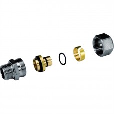 Фитинг Giacomini прямой НР 1/2"x(16x2), R187MX048 Фитинг Giacomini прямой НР 1/2"x(16x2), R187MX048