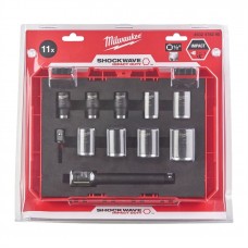 Головка Milwaukee 1/2" ударная удлиненная SHOCKWAVE (10/11/12/13/14/17/19/21/22/24мм) упак_10 Головка Milwaukee 1/2" ударная удлиненная SHOCKWAVE (10/11/12/13/14/17/19/21/22/24мм) упак_10