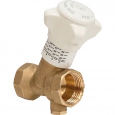 Клапан балансировочный Giacomini R206B-1 ручной DN15 (1/2") ВВ, Kvs-2.1м3/ч, с дренажём Клапан балансировочный Giacomini R206B-1 ручной DN15 (1/2") ВВ, Kvs-2.1м3/ч, с дренажём