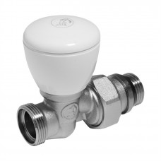 Клапан ручной Giacomini R27TG для радиатора 1/2"х18 НР прямой Клапан ручной Giacomini R27TG для радиатора 1/2"х18 НР прямой