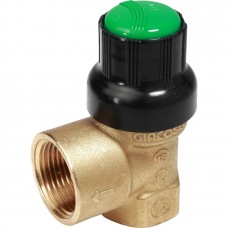 Клапан предохранительный Giacomini для солнечных систем 1/2" x 3/4" - 4 бар, R140CY006 Клапан предохранительный Giacomini для солнечных систем 1/2" x 3/4" - 4 бар, R140CY006
