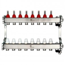 Коллектор Wester нерж. 1"-3/4 в сборе с расходомерами на 8 выходов, MUFS8134 Коллектор Wester нерж. 1"-3/4 в сборе с расходомерами на 8 выходов, MUFS8134