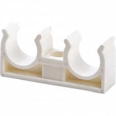 Опора PPR двойная с фиксатором 25 (Lammin) Опора PPR двойная с фиксатором 25 (Lammin)