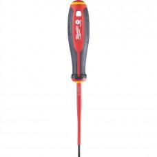 Отвертка Milwaukee диэлектрическая VDE SL 0,5x3 x100 трехгранная рукоятка Отвертка Milwaukee диэлектрическая VDE SL 0,5x3 x100 трехгранная рукоятка