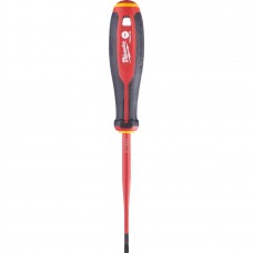 Отвертка Milwaukee диэлектрическая VDE SL 0,8x4 x100 трехгранная рукоятка Отвертка Milwaukee диэлектрическая VDE SL 0,8x4 x100 трехгранная рукоятка