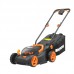 Газонокосилка WORX WG779E 40V (34см) аккумуляторная, c двумя 2.5Ач АКБ И ЗУ Газонокосилка WORX WG779E 40V (34см) аккумуляторная, c двумя 2.5Ач АКБ И ЗУ