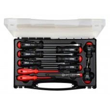 Набор отверток Felo (SL/PZ/PH, отвертки VDE и тестер сети), 11 шт в кейсе 50011116 Набор отверток Felo (SL/PZ/PH, отвертки VDE и тестер сети), 11 шт в кейсе 50011116