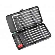 Отвертка Felo c регулировкой крутящего момента (0,6-1,5 Нм) с набором насадок 12 шт в кейсе 10099116 Отвертка Felo c регулировкой крутящего момента (0,6-1,5 Нм) с набором насадок 12 шт в кейсе 10099116