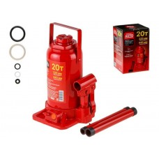 Домкрат гидравлический 20т бутылочный 225-445мм STARTUL AUTO (ST8018-20)
(h min 225мм, h max 445мм)