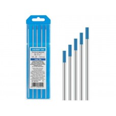 Электрод вольфрамовый синий WL-20, Ф 3,0 мм (набор 5 шт) SOLARIS Электрод вольфрамовый синий WL-20, Ф 3,0 мм (набор 5 шт) SOLARIS