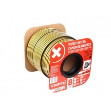 Уплотнитель "D" черный 9х8мм 100м STARFIX (SF1013-03) Уплотнитель "D" черный 9х8мм 100м STARFIX (SF1013-03)